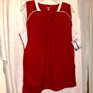 🔥Clearance 🏷Champro Sports Red/White Athletic Tank -Size M